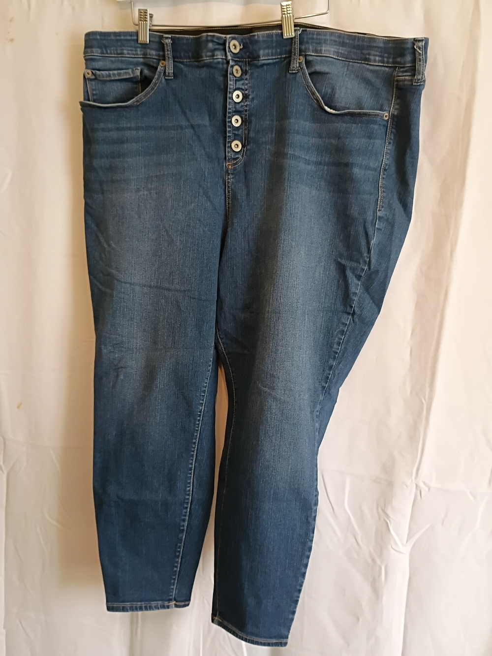Torride Size 26s Women's Blue Button-Fly Skinny Jeans